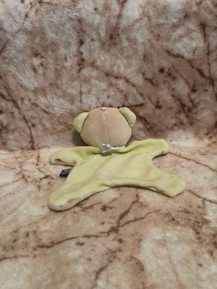 Doudou plat ours koala vert Sucre d’Orge - photo numéro 2