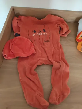 Pyjama halloween citrouille