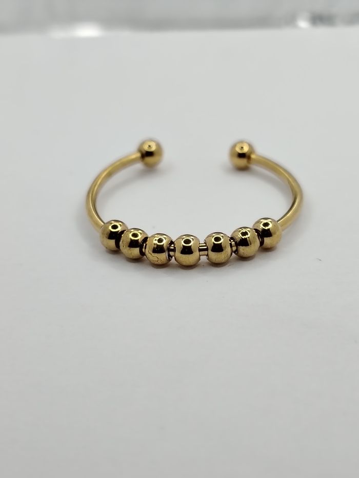 Bague anti-stress tournante en acier inoxydable – Unisexe, élégante et durable 💍 - photo numéro 2