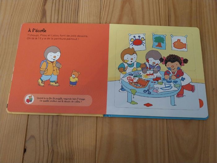 T'choupi mon premier livre puzzle - photo numéro 7