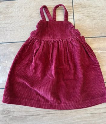 Robe velours  24 mois 