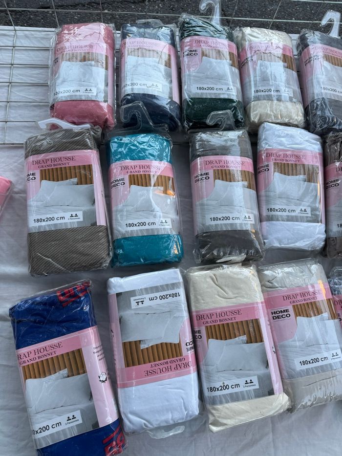 Drap housse 160/200 neuf