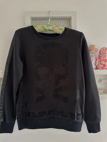 Sweat tête de mort strass  PP