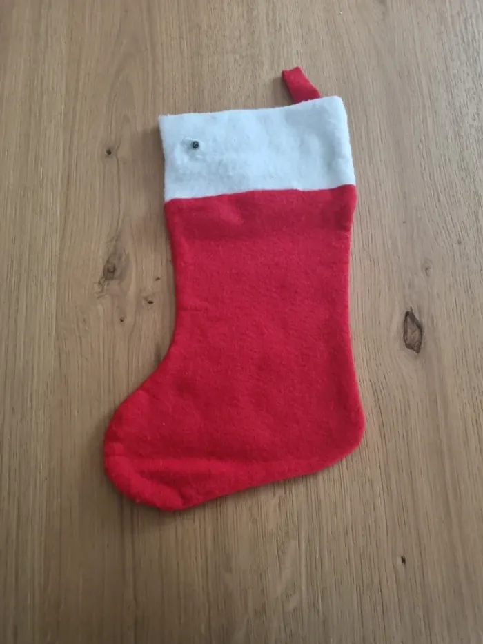 Chaussette de Noël bonhomme de neige - photo numéro 2