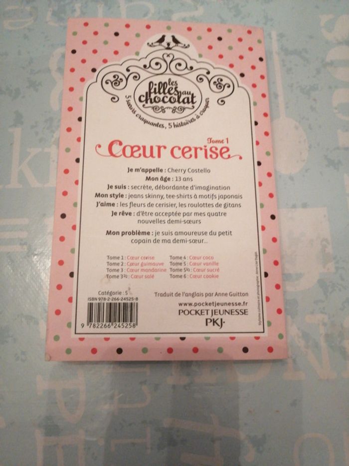 Livre coeur cerise - photo numéro 3