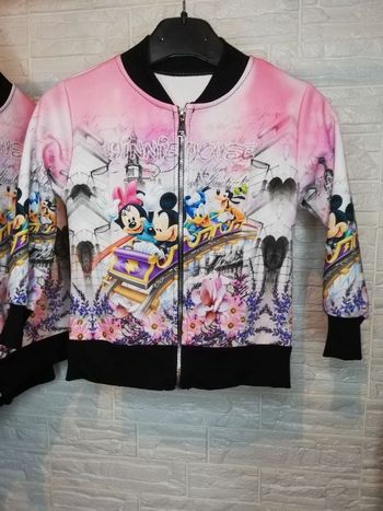 jolie petite veste Minnie et Mickey a la fete foraine, neuve 12ans