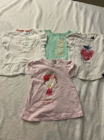 Lots de tee-shirts fille