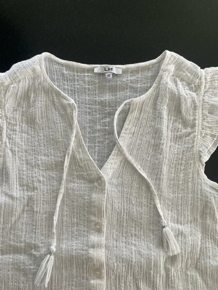Blouse blanche Taille 42 - photo numéro 2
