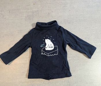 Haut manche longue bébé 3 mois