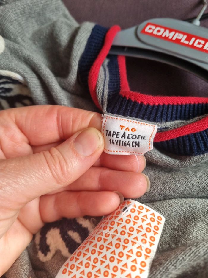 Pull garçon neuf taille 14 ans tape à l'oeil - photo numéro 9