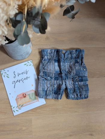 Short Tape à L'oeil 3 mois à carreaux