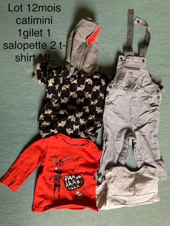 Lot 12mois catimini
