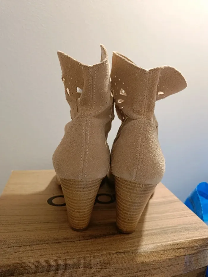 Boots cuir André T. 37 - photo numéro 4