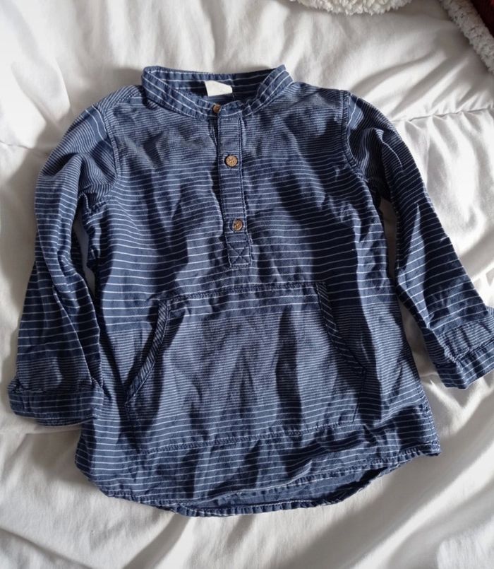 Blouse bleu h&m