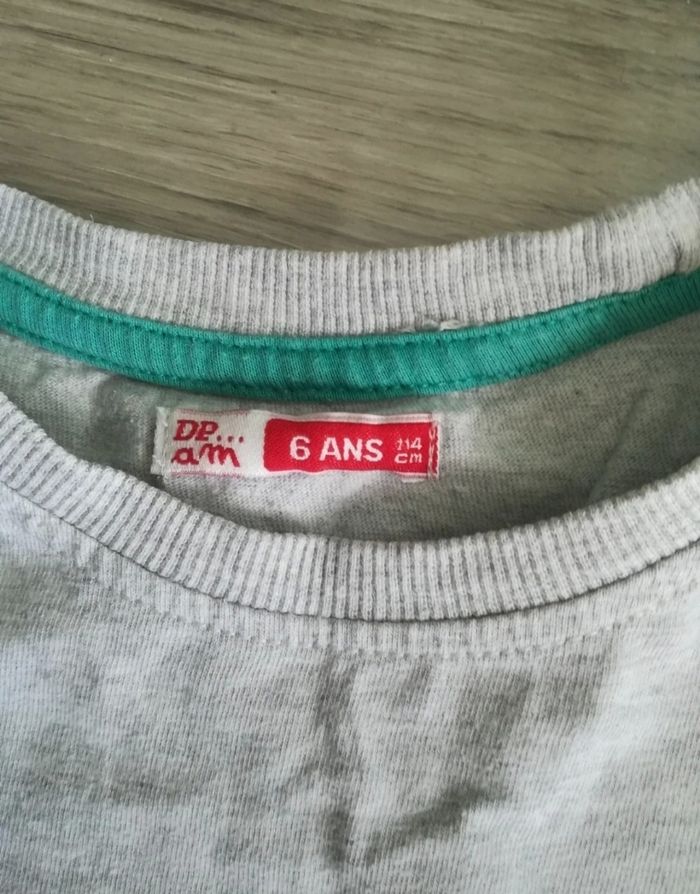 T shirt ml dpam 6 ans garçon - photo numéro 3