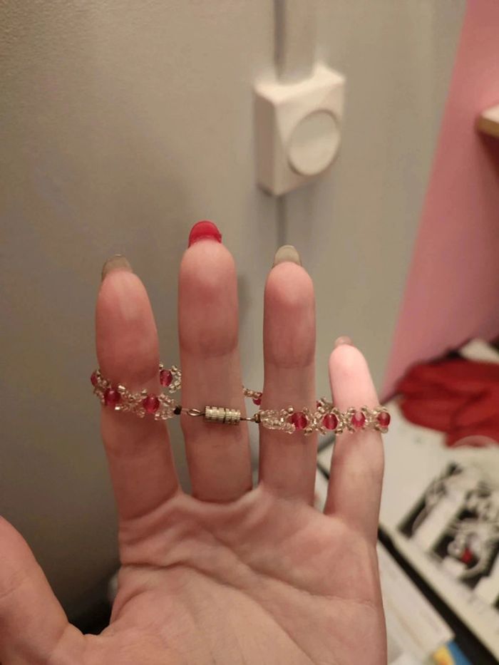 Bracelet rose - photo numéro 2