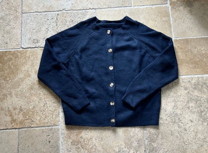 Cardigan mignon bleu marine / taille S - photo numéro 2