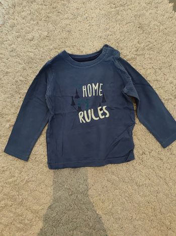 T shirt manches longues garçon 12 mois