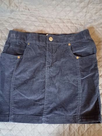 Jupe velours taille 40