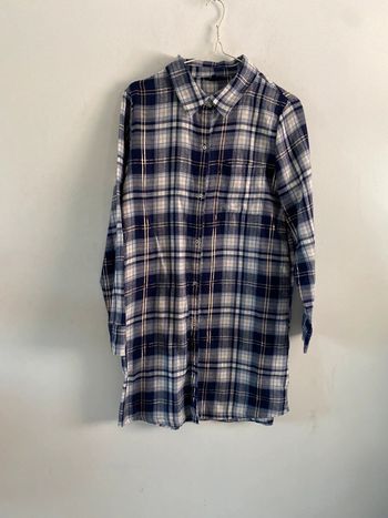 Robe chemise à carreaux etam