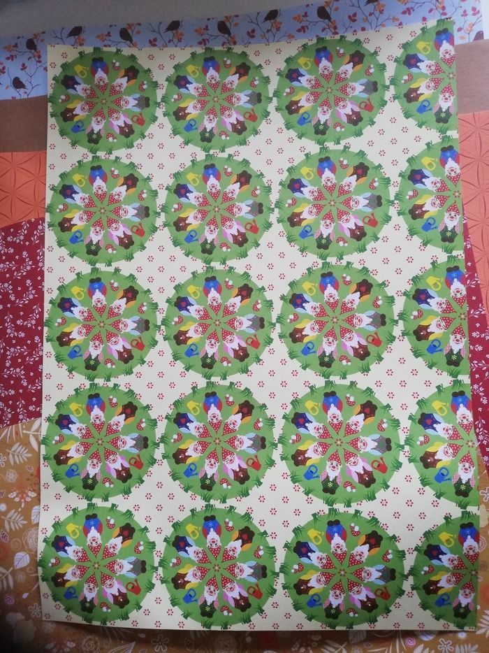 Lot de 9 feuilles cartonné décor de Noël pour loisirs créatifs - photo numéro 3