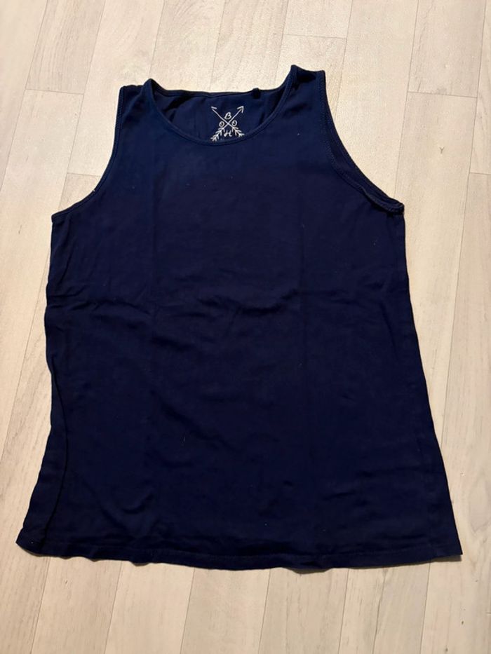 Débardeur bleu marine c&a 11/12 ans