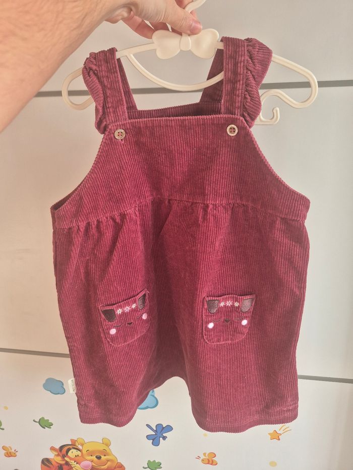 Robe velours côtelé petit béguin 4ans 104cm - photo numéro 4