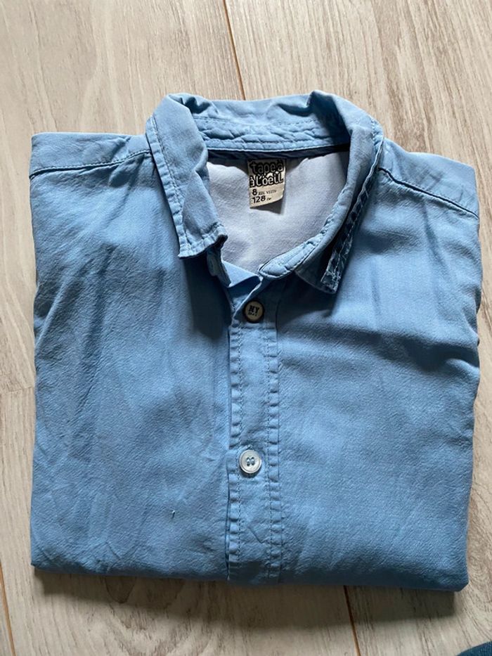 Chemise manches longues 8 ans