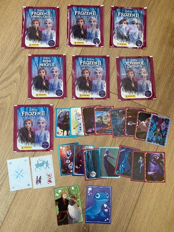 Lot de cartes panini Disney reine des neiges