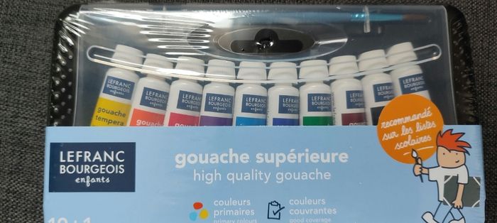 Coffret peinture gouache