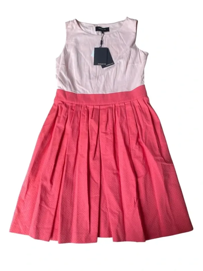 Robe sans manche effet 2 pièces rose Paule Ka taille 44