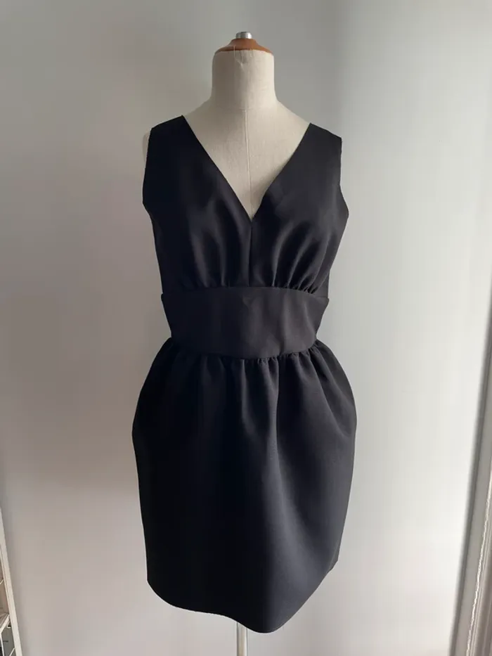 Robe noire vintage MSGM Milano T.42 - photo numéro 2