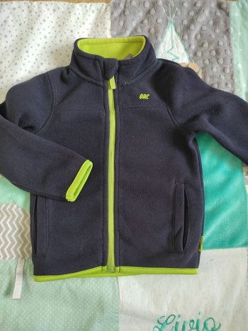 Veste polaire fermeture éclair orchestra 2 ans