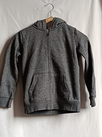 Veste polaire grise -10 ans-