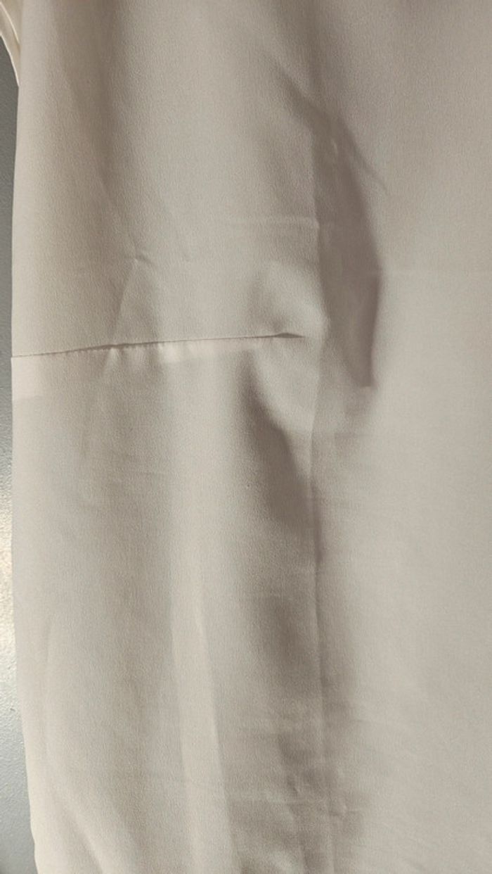 Blouse blanche fluide Afibel Taille 50- Élégante et légère - photo numéro 3