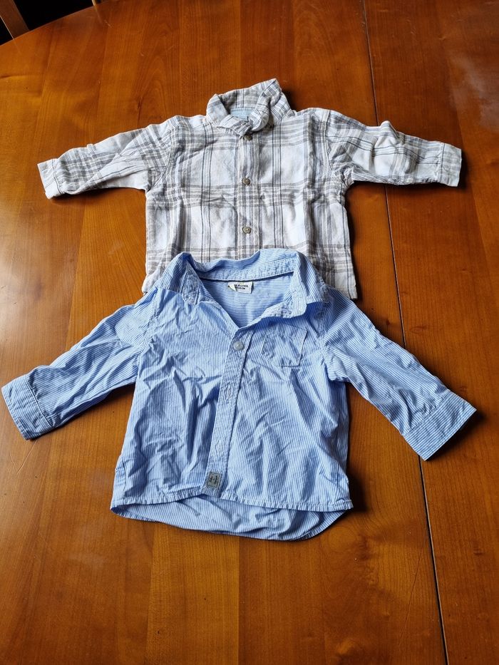 Lot 6 chemises 6 mois - photo numéro 4