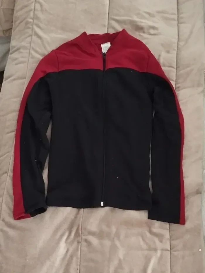 Veste Decathlon noir-rouge bordeaux garçon 14-15 ans - photo numéro 7