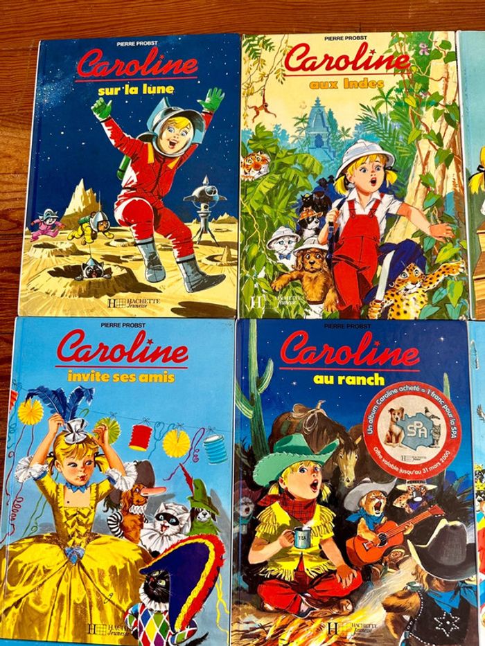 Lot de 9 livres albums bd Caroline complètes Pierre Probst Hachette vintage - photo numéro 4
