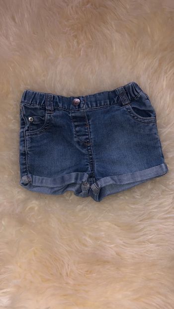 Shirt en jean bleu 6 mois