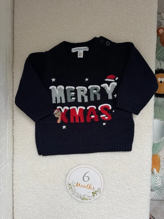 Pull hiver • vertbaudet • taille 6 mois