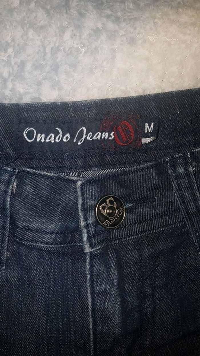 Jupe en jeans bleu marine taille M - photo numéro 3