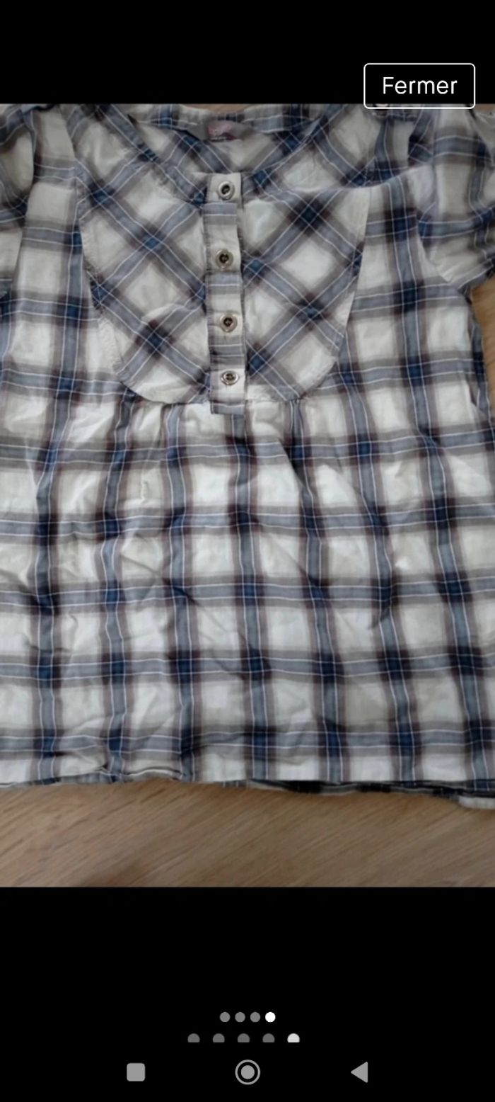 Tunique fille chemise 10 ans - photo numéro 3