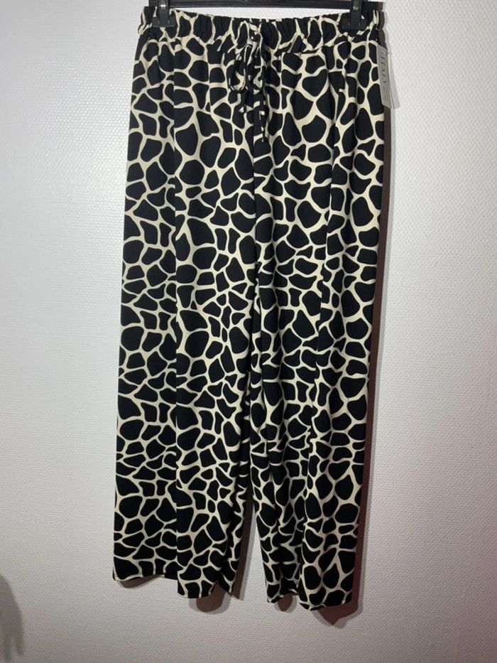 Pantalon palazzo femme taille unique (36-42)- just me- neuf avec étiquette