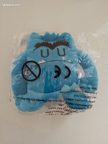 Peluche La couleur des émotions la Tristesse