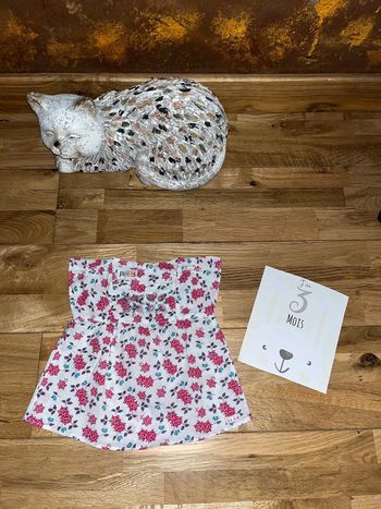 Petite blouse fleurie colorée la compagnie des petits très bon état 3mois