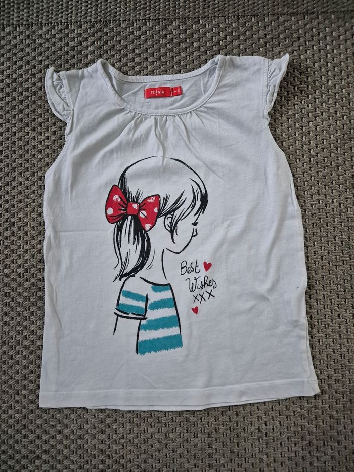 Lot de 4 t-shirts sans manches fille - 8 ans - photo numéro 8