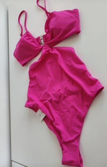Maillot de bain 1 pièce Oysho Fuchsia 