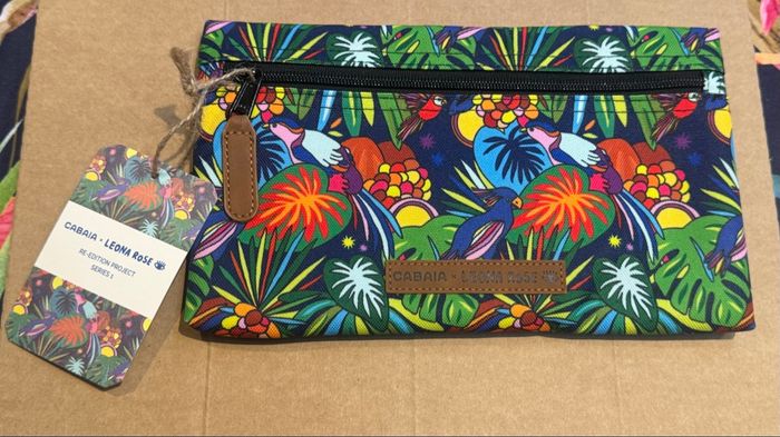 Pochette Cabaïa Leona rose neuve