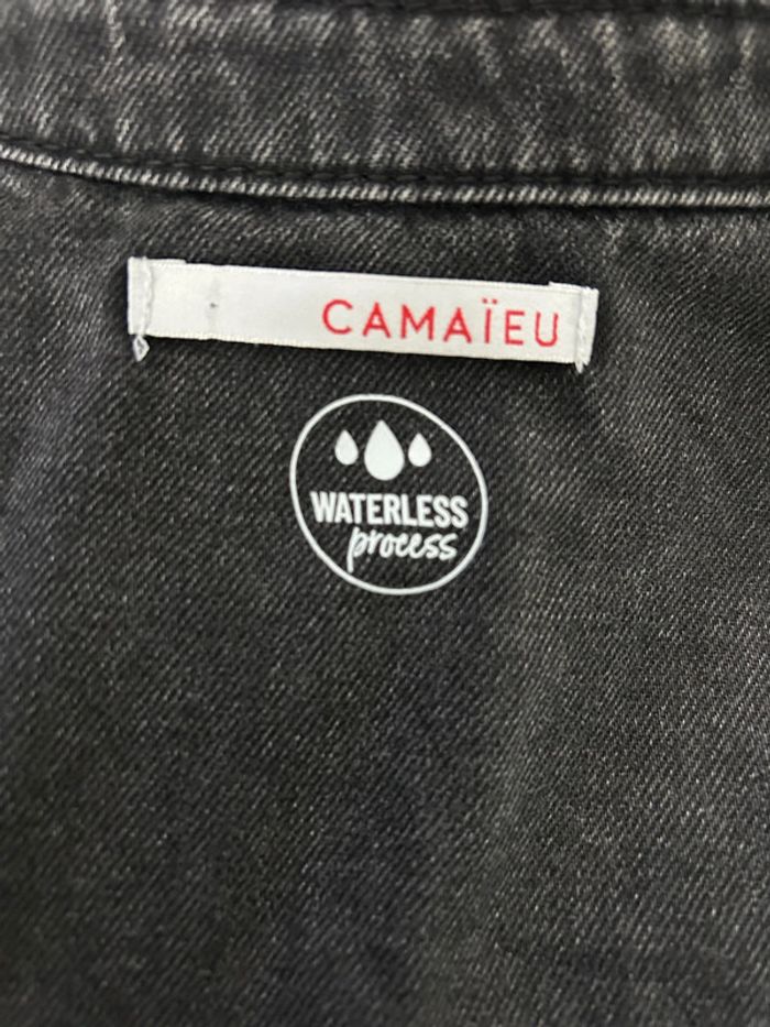 Très jolie veste légère femme jean anthracite - photo numéro 4