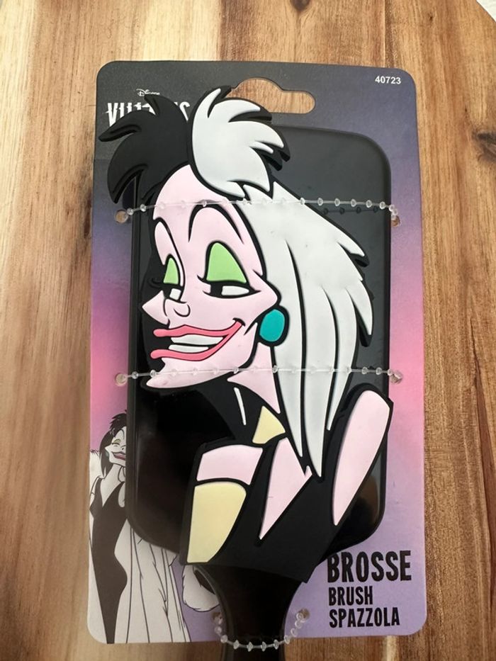 Brosse à cheveux vilains Cruella Disney neuve - photo numéro 2
